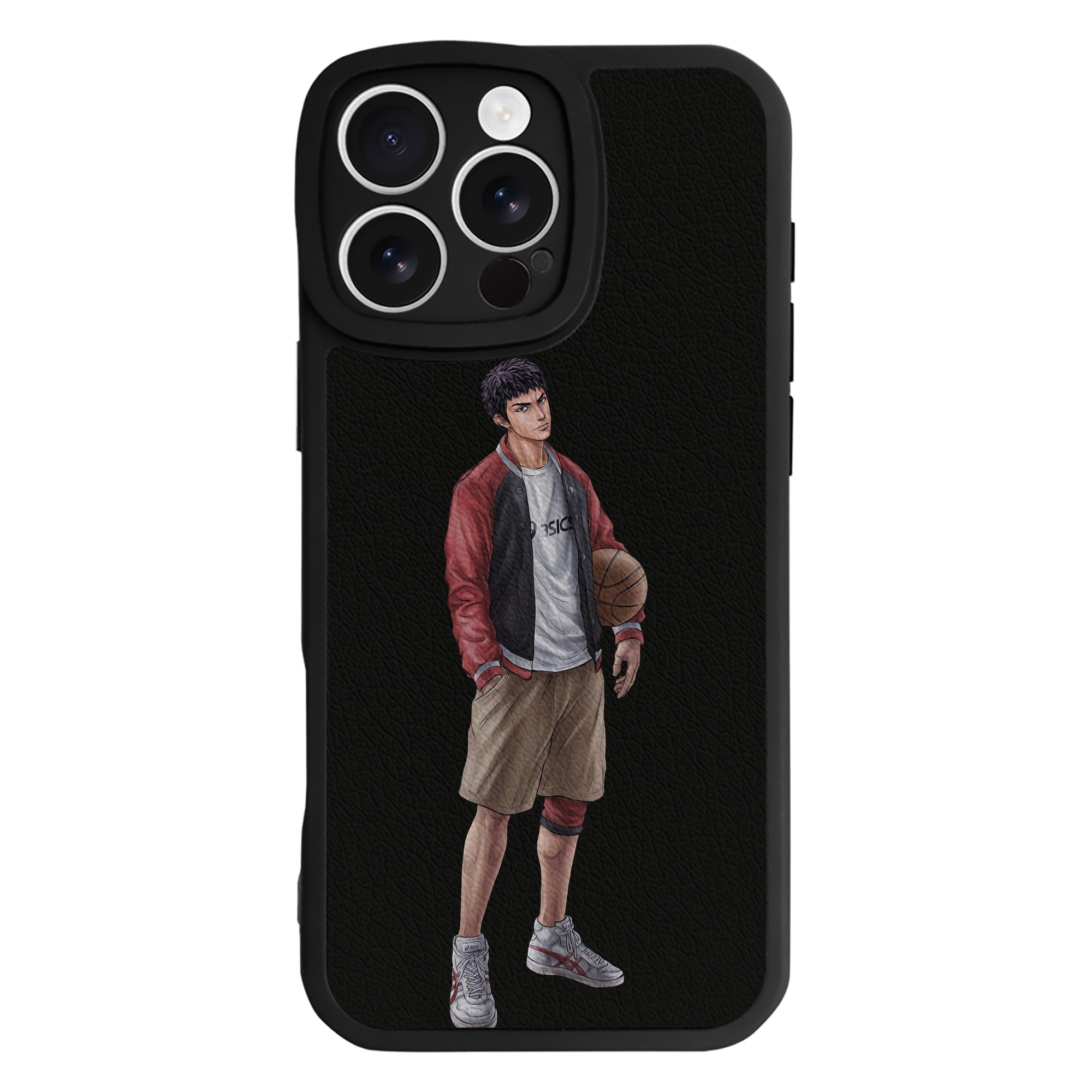 （画像用） SLAM DUNK／スラムダンク 【iPhone 16シリーズ対応】シリコンスマホケース（レザー調） 材質：シリコン